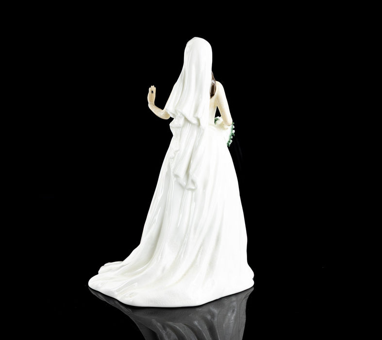 ROYAL STAFFORDSHIRE 'CATHERINE, THE ROYAL BRIDE' LIMITED EDITION FIGURE & COA
