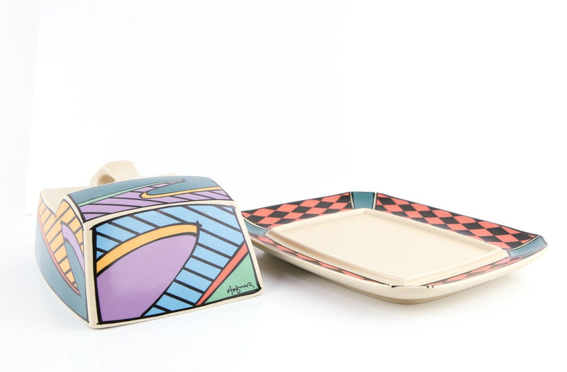DOROTHY HAFNER, ROSENTHAL STUDIO LINE 'FLASH' RETRO BUTTER DISH & COVER LID