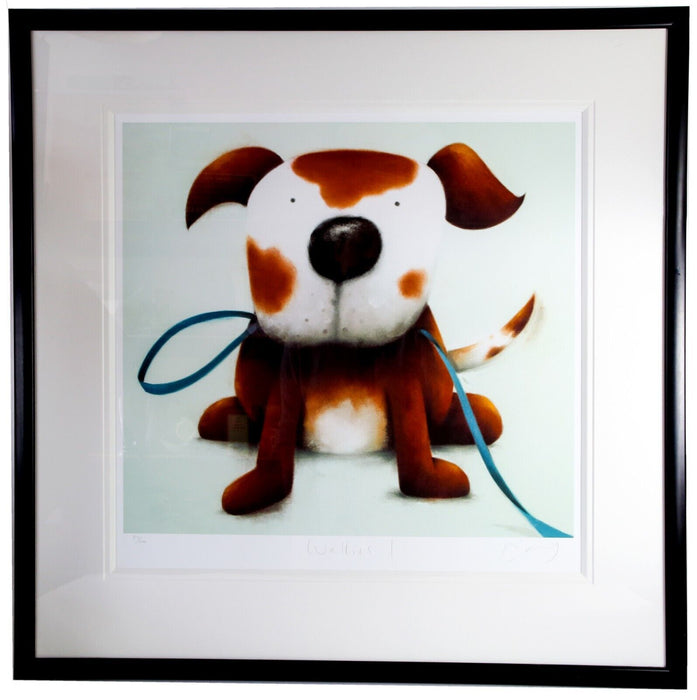 DOUG HYDE, 'WALKIES', LIMITED EDITION DOG PRINT 571/595, SIGNED