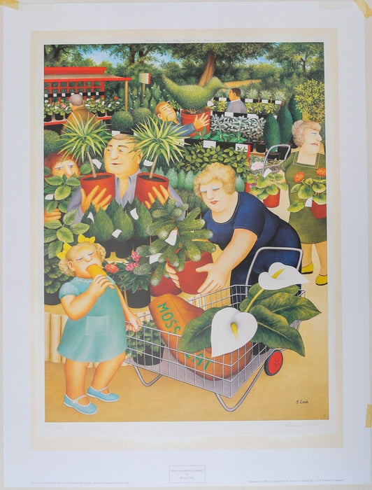 BERYL COOK, 'THE GARDEN CENTRE', ALEXANDER GALLERY LIMITED EDITION PRINT, SIGNED