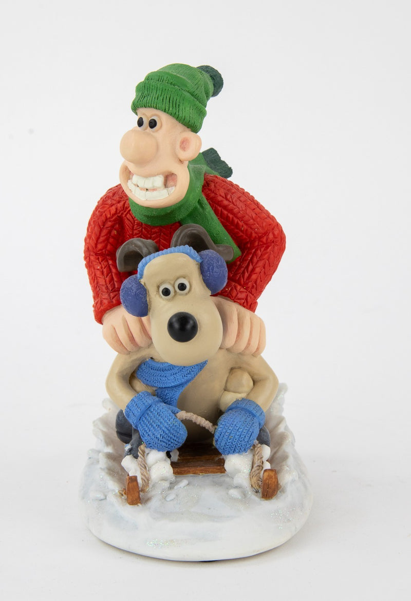 ROBERT HARROP 'A GRAND SLEIGH OUT!' WALLACE & GROMIT FIGURE WGCS13, BOXED
