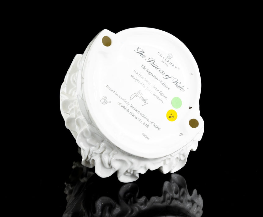 COALPORT 'DIANA, PRINCES OF WALES' SIGNATURE EDITION ROYAL BRIDES FIGURE & COA
