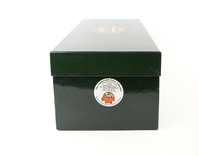 ROBERT HARROP 'CANAL BARGE MUSIC BOX' CAMBERWICK GREEN MR RUMPLING CGMB9, BOXED
