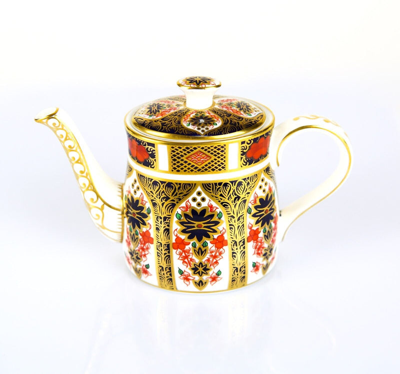 ROYAL CROWN DERBY - JAPANESE OLD IMARI 1128 MINIATURE COFFEE TEA POT