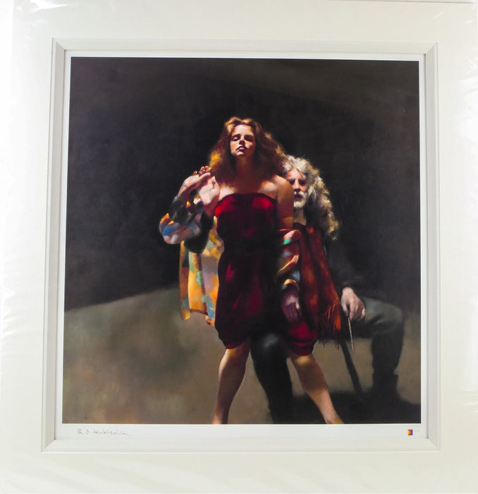 ROBERT LENKIEWICZ 'PAINTER WITH JANINE PECORNI' LIMITED EDITION PRINT 5/15 & COA