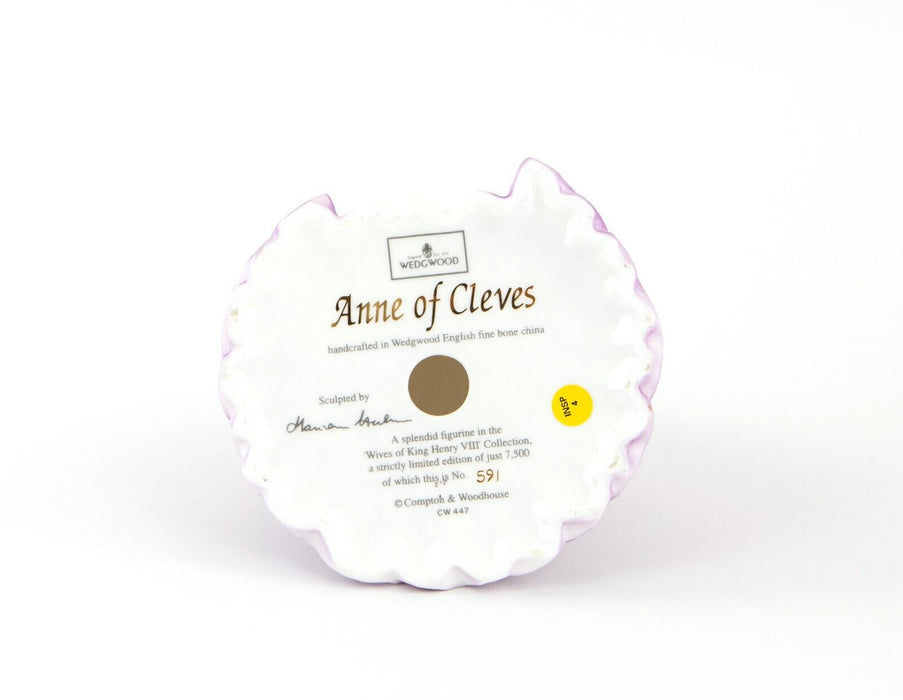 WEDGWOOD 'ANNE OF CLEVES' LIMITED EDITION HENRY VIII WIFE FIGURE MODEL CW447