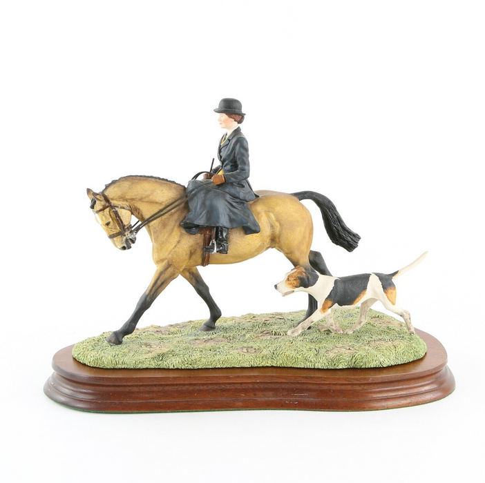 BORDER FINE ARTS 'ELEGANCE IN THE FIELD' FIGURE MODEL TABLEAU L126 238/950 & COA