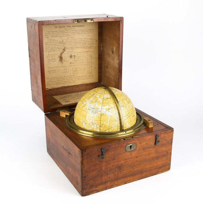 CARY & Co. LONDON - C19th TRAVEL CELESTIAL ASTRONOMICAL GLOBE, BOXED