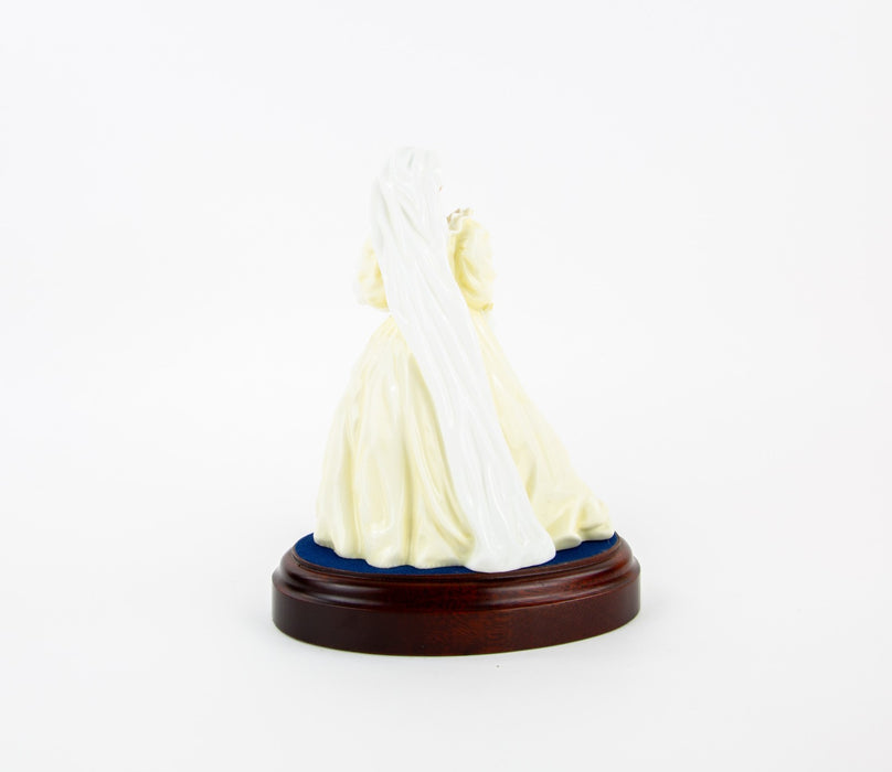 ROYAL DOULTON 'HRH PRINCESS OF WALES' DIANA WEDDING FIGURE HN2887, BOXED & COA