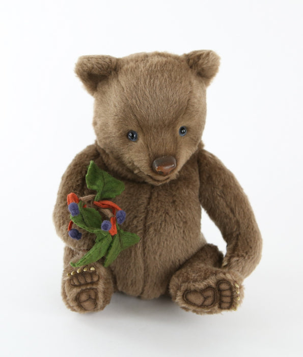R JOHN WRIGHT - 'TICKLES' LIMITED EDITION BABY TEDDY BEAR 200/500, BOXED & COA