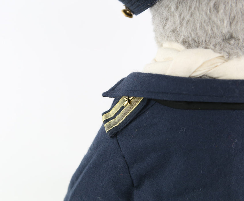 R JOHN WRIGHT - 'BEAR CAPTAIN' LARGE LIMITED EDITION TEDDY BEAR AT SEA 137/250