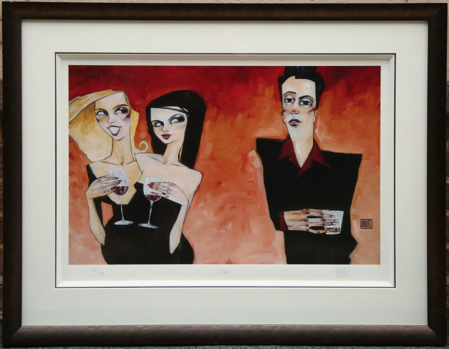 TODD WHITE, 'DIBS', LIMITED EDITION PRINT 115/295, SIGNED