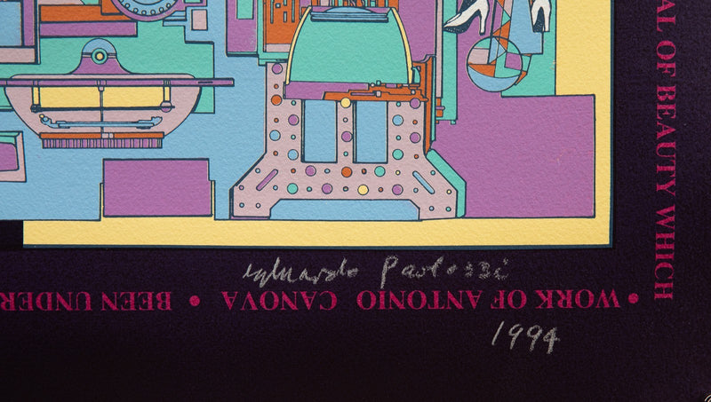 SIR EDUARDO PAOLOZZI, 'MAGIC FLUTE II', 1994 SIGNED LIMITED EDITION PRINT 27/40