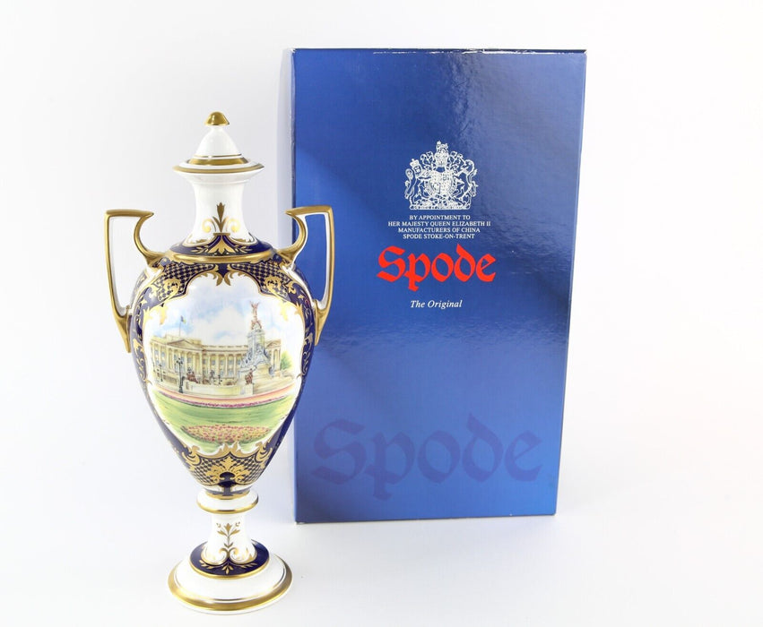 SPODE 'BALMORAL VASE' ERII QUEEN ELIZABETH II GOLDEN JUBILEE  8/100