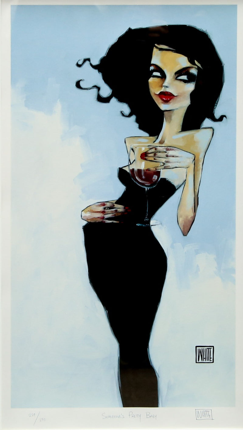 TODD WHITE, 'SOMEONE'S PRETTY BABY', LIMITED EDITION PRINT 224/295, SIGNED
