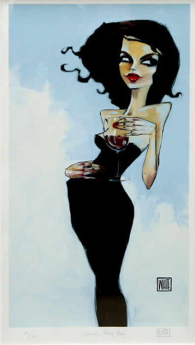 TODD WHITE, 'SOMEONE'S PRETTY BABY', LIMITED EDITION PRINT 224/295, SIGNED