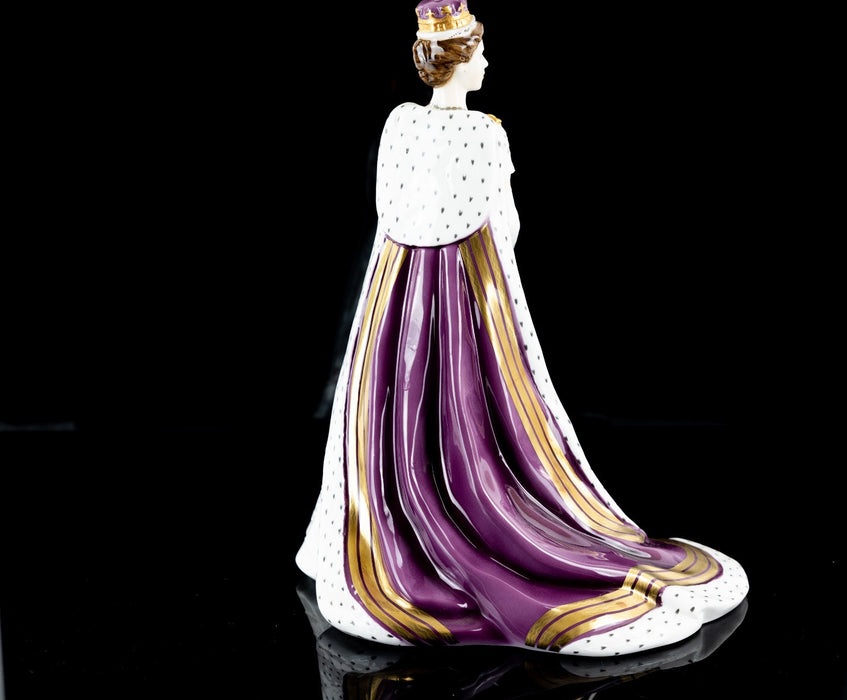 ROYAL WORCESTER PRINCESS MARGARET CORONATION ROBES LIMITED EDITION FIGURE CW648