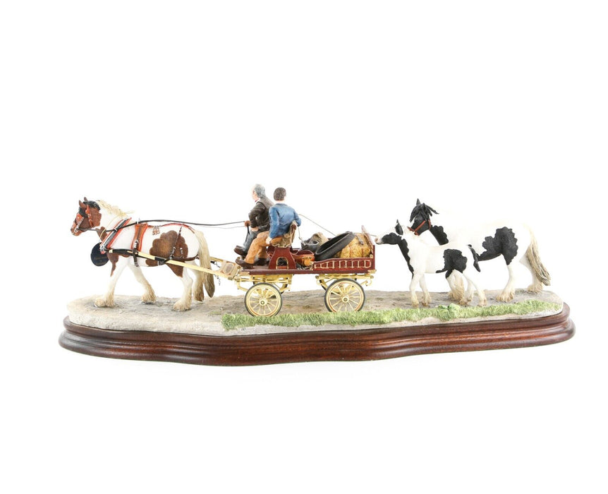 BORDER FINE ARTS 'ALL SET FOR APPLEBY FAIR' FIGURE TABLEAU B1153 20/600 COA