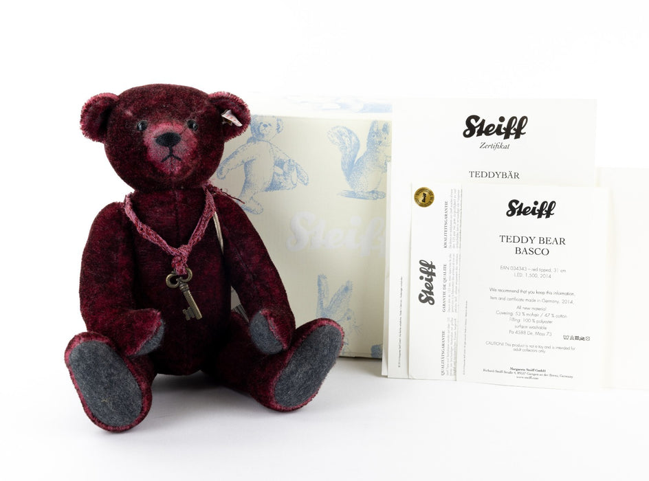 STEIFF ' TEDDYBÄR BASCO' LIMITED EDITION TEDDY BEAR 034343, BOXED & COA
