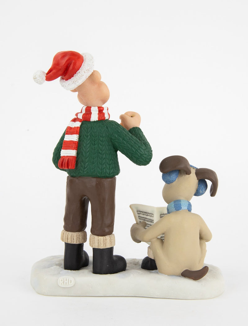 ROBERT HARROP 'CRACKING CAROLS' WALLACE & GROMIT FIGURE MODEL WGCS11, BOXED