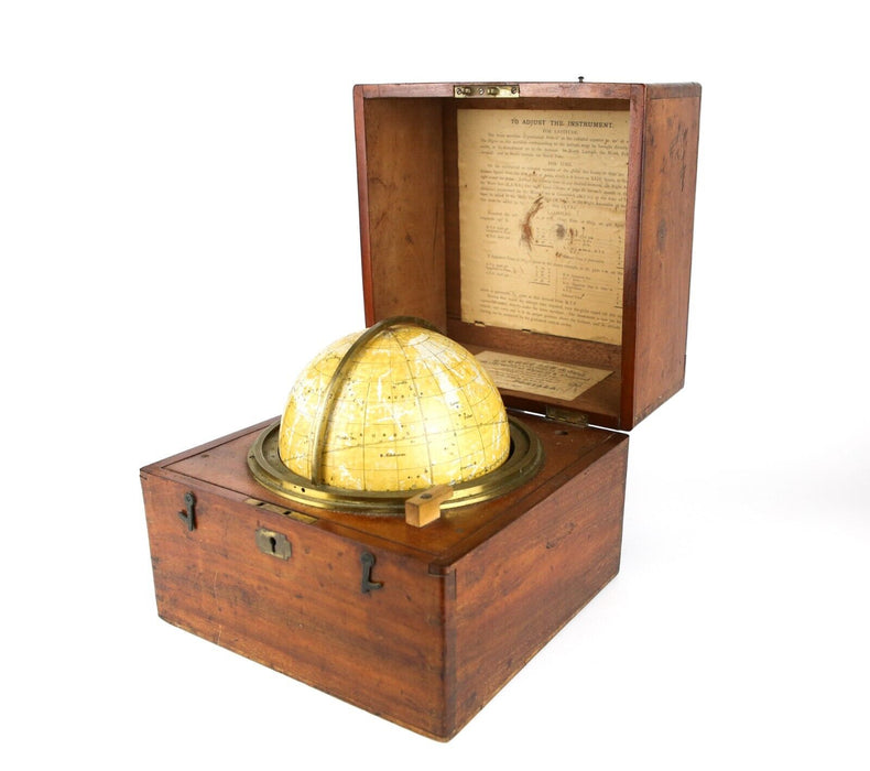 CARY & Co. LONDON - C19th TRAVEL CELESTIAL ASTRONOMICAL GLOBE, BOXED