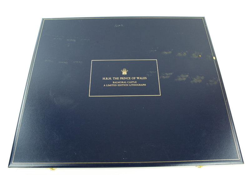 KING CHARLES III / PRINCE OF WALES 'BALMORAL CASTLE' SIGNED LIMITED EDITION PRINT 89/100