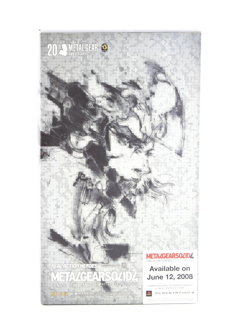METAL GEAR SOLID 4 - MEDICOM TOYS 'RAIDEN' ACTION FIGURE, BOXED