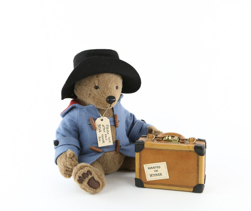 R JOHN WRIGHT - 'PADDINGTON BEAR' LIMITED EDITION 1221/2500 TEDDY, BOXED & COA