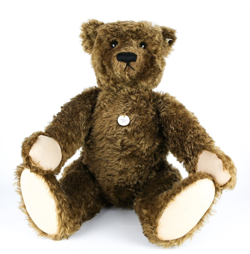 STEIFF 'TEDDY 1907 BRAUN 70' LARGE LIMITED EDITION BROWN BEAR 406010 & C.O.A.