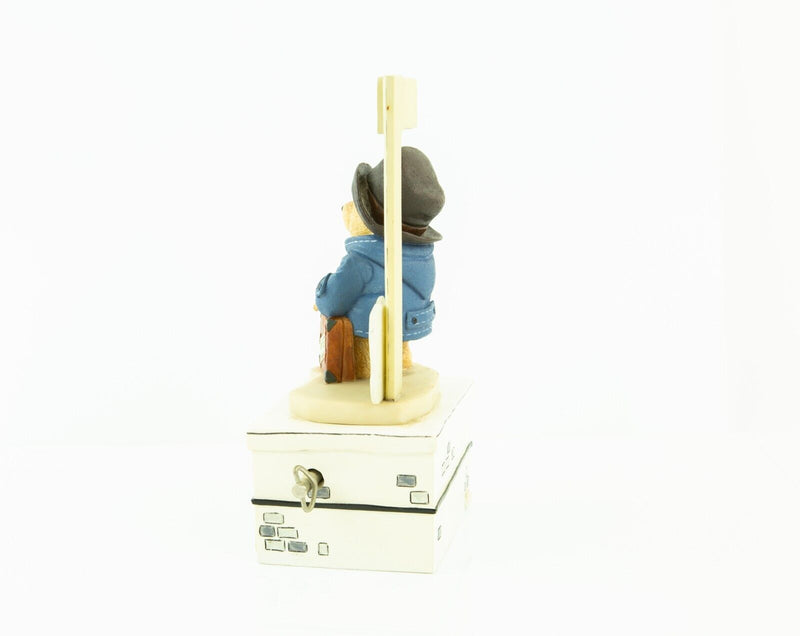 ROBERT HARROP - PADDINGTON BEAR 50TH ANNIVERSARY MUSICAL BOX FIGURE MODEL PBMB1