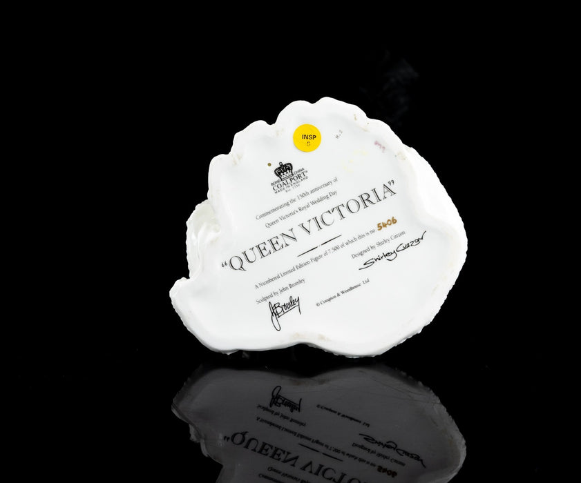 COALPORT 'VICTORIA - THE ROYAL BRIDE' LIMITED EDITION FIGURE MODEL & COA