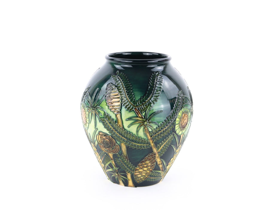 MOORCROFT POTTERY 'AMAZON TWILIGHT' RACHEL BISHOP LARGE BULBOUS VASE 226, BOXED