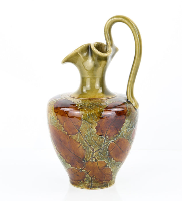 ROYAL DOULTON AUTUMN FOLIAGE LEAF PATTERN STONEWARE JUG 7571