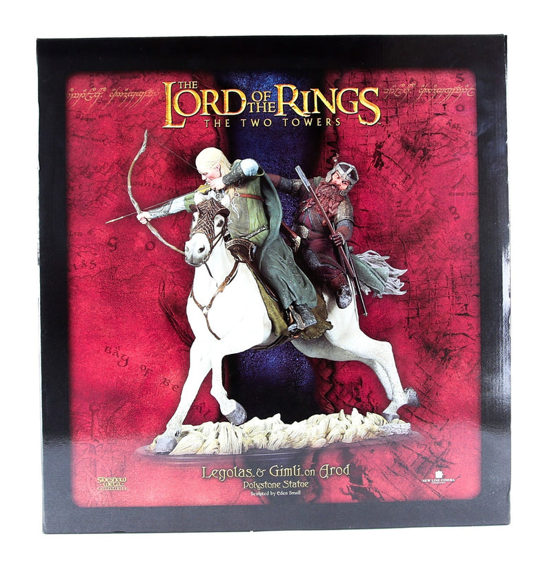 LORD OF THE RINGS - SIDESHOW 'LEGOLAS & GIMLI ON AROD' FIGURE 9345 1263/5000