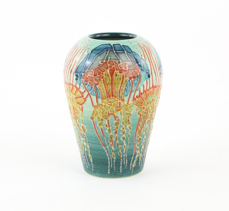 SALLY TUFFIN for DENNIS CHINAWORKS - JELLYFISH TUBELINED OVOID VASE