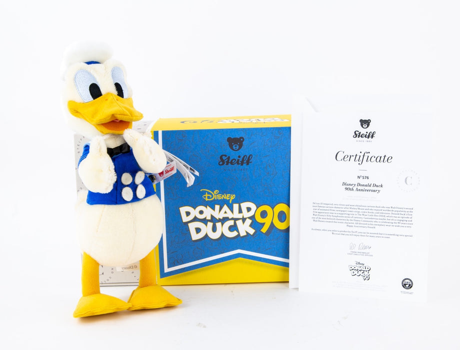 STEIFF 'DONALD DUCK' DISNEY LIMITED EDITION TEDDY BEAR 355349, BOXED & COA