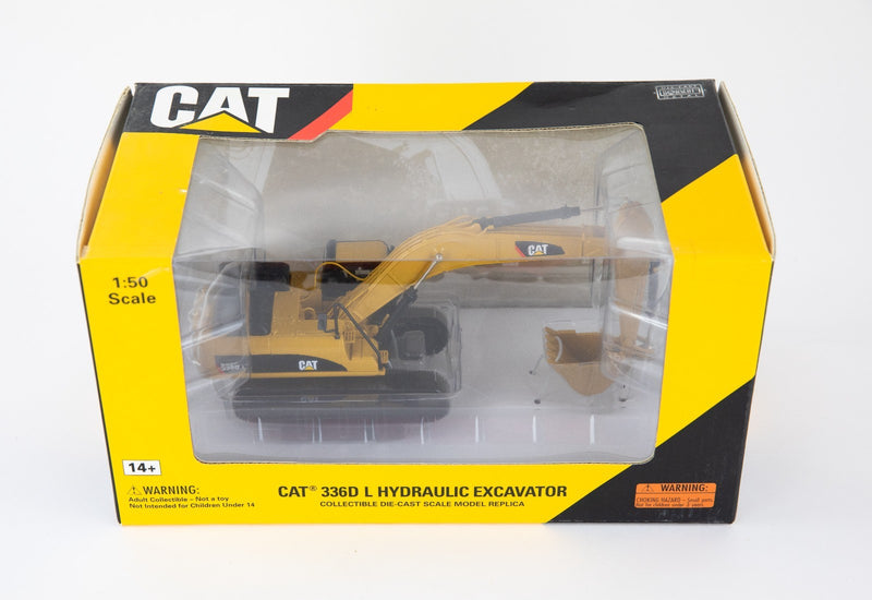 CAT 336D L HYDRAULIC EXCAVATOR - 1:50 PRECISION DIGGER MODEL TOY 55241, BOXED