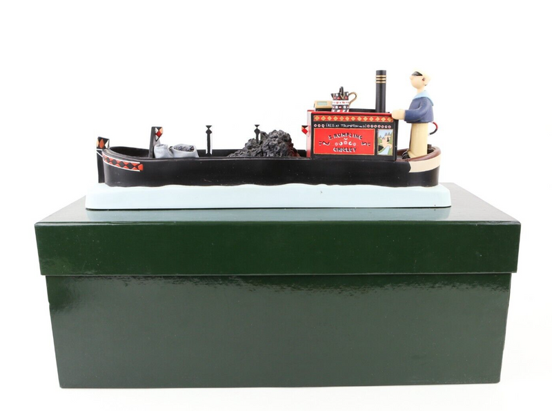 ROBERT HARROP 'CANAL BARGE MUSIC BOX' CAMBERWICK GREEN MR RUMPLING CGMB9, BOXED