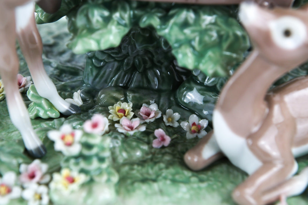 LLADRO 'IN THE EMPEROR'S FOREST' 1858 LARGE ORIENTAL FIGURE 87/1000, BOXED & COA