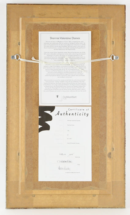 SHERREE VALENTINE DAINES 'COOLING DOWN' LIMITED EDITION CANVAS PRINT & COA