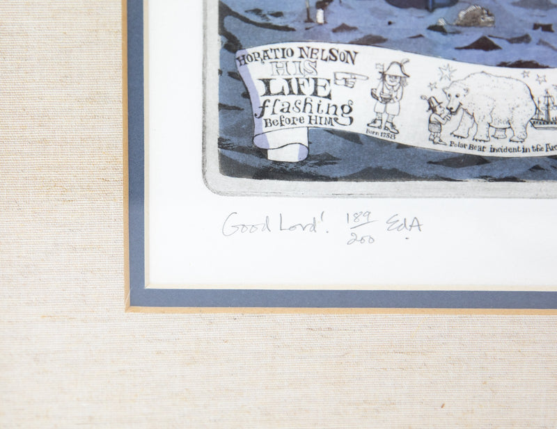 GRAHAM CLARKE 'GOOD LORD!' LIMITED EDITION HISTORY ENGLAND ETCHING PRINT 189/200
