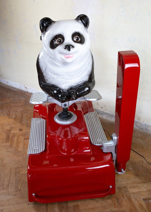 EDWIN HALL 'CHI CHI' VINTAGE MUSICAL ROCKING PANDA CHILDS FAIRGROUND ARCADE RIDE