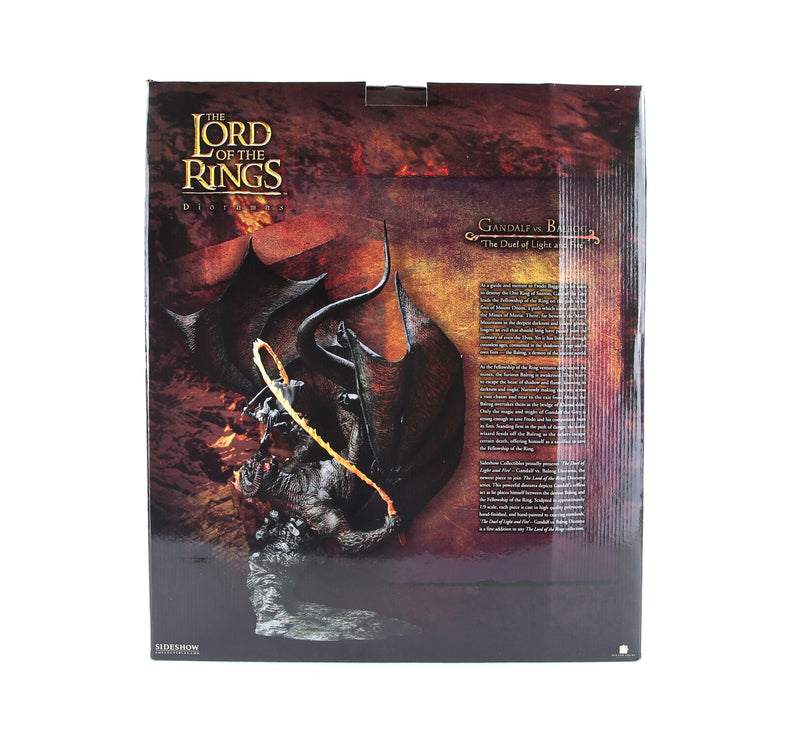 LORD OF THE RINGS - SIDESHOW 'GANDALF VS BALROG' MODEL 9716 565/1000, BOXED