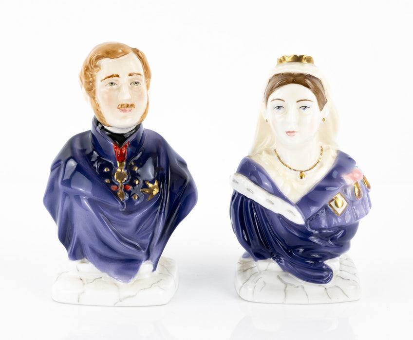ROYAL WORCESTER - QUEEN VICTORIA & PRINCE ALBERT LIMITED EDITION CANDLE SNUFFERS