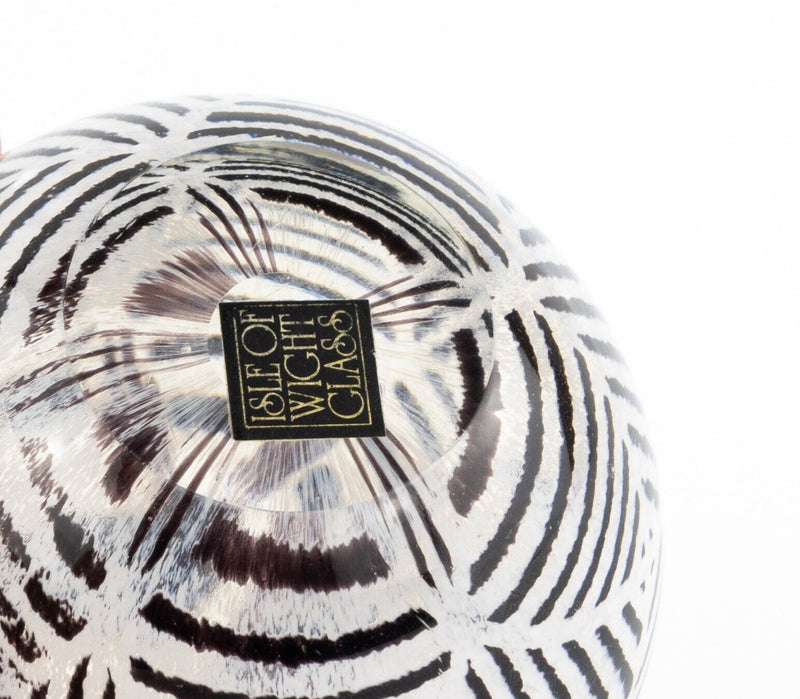 TIMOTHY HARRIS FOR ISLE OF WIGHT 'SACKS AND BAGS' GLASS GLOBE PAPERWEIGHT