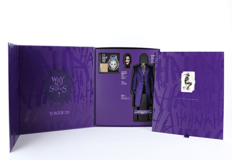 BATMAN, THE DARK KNIGHT - HOT TOYS SIDESHOW EXCLUSIVE JOKER 20 1:6 FIGURE DX11
