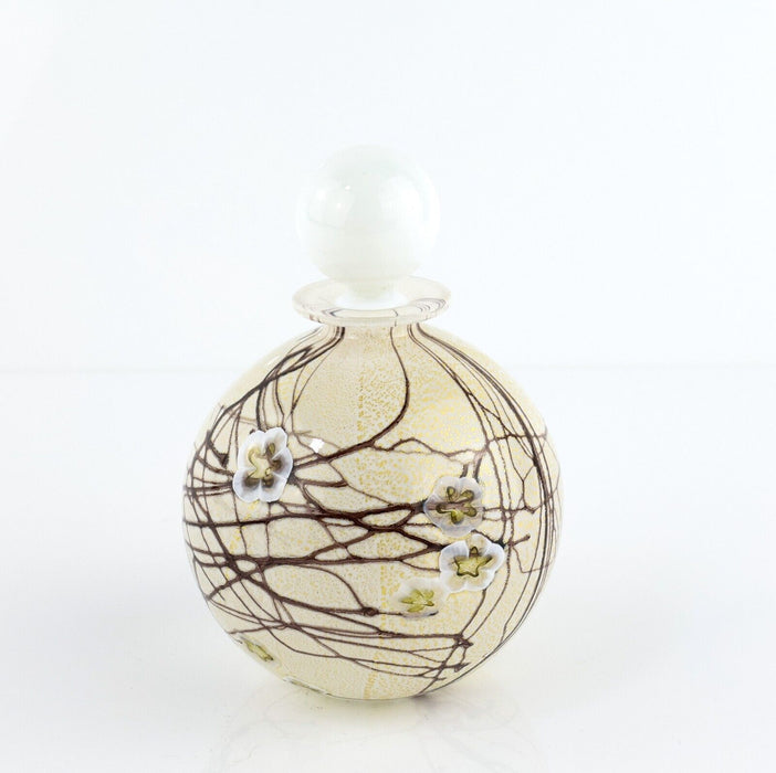 TIMOTHY HARRIS ISLE OF WIGHT 'DAISIES' GARDEN COLLECTION GLASS PERFUME BOTTLE