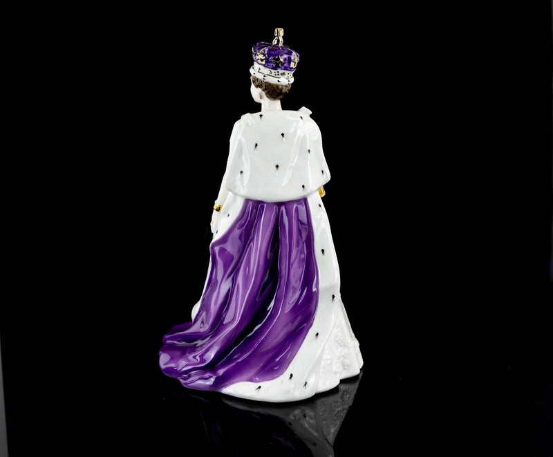 COALPORT - HM QUEEN ELIZABETH II 70TH BIRTHDAY LIMITED EDITION FIGURE MODEL COA