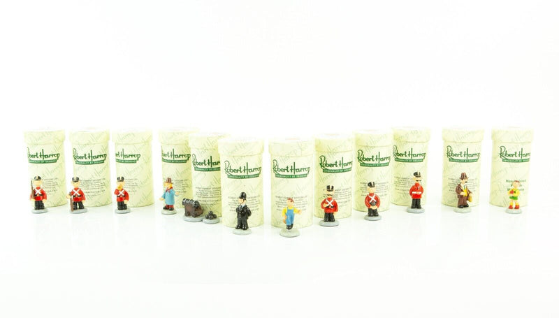 SET OF 12 ROBERT HARROP CAMBERWICK GREEN PEWTER MINIATURE FIGURES MCG01-12 BOXED