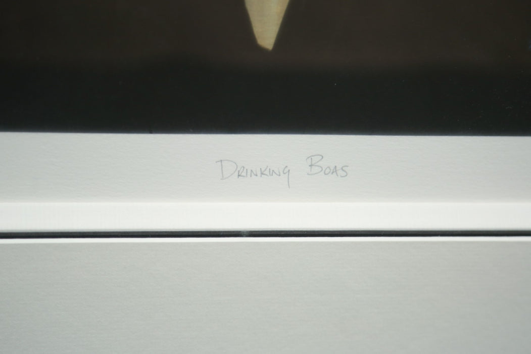 TODD WHITE, 'DRINKING BOAS', ARTISTS PROOF LIMITED EDITION PRINT 22/29, SIGNED